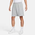 ★★Nike★★ Solo Swoosh French Terry Shorts M Dark Gray Hea Nike Men's Solo Swoosh French Terry Dark Grey Short Sample